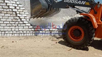 إزالة التعديات على أملاك الدولة والأراضي الزراعية بالمحافظات