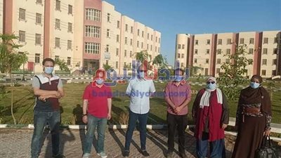 بدء تشغيل المدينة الجامعية ببني سويف لاستقبال الحالات الإيجابية لفيروس كورونا