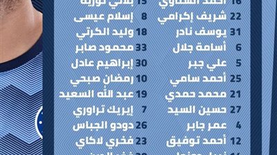 بيراميدز يعلن عن قائمة الفريق استعدادا للزمالك