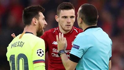 روبرتسون: نادم على تصرفي تجاه ميسي.. وعشت أمامه لحظات رعب