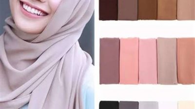 كيفية تنسيق ألوان الطرح بطريقة بسيطة مع لون البشرة