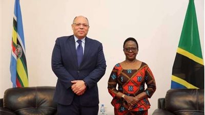 سفير مصر فى دودوما يلتقى وزيرة الخارجية التنزانية