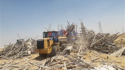 إزالة التعديات الواقعة على أملاك الدولة والأراضى الزراعية بالمحافظات