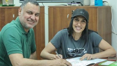 الأهلي يجدد عقد نهلة سامح لاعبة الطائرة 4 مواسم