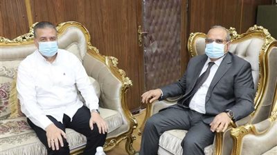 محافظ المنوفية يستقبل الرئيس الجديد لجامعة الدلتا