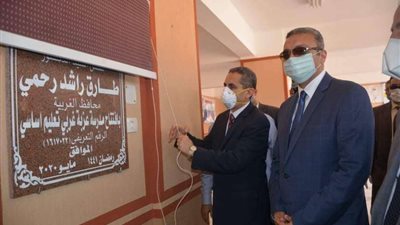 بتكلفة 18 مليون جنيه.. محافظ الغربية ونائبه يفتتحان مدرستين بقطور