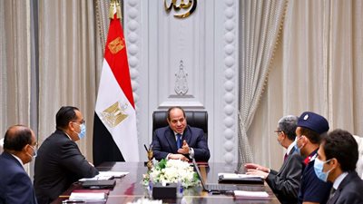 الرئيس السيسي يتابع مشروعات الاستصلاح الزراعي