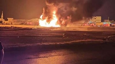 حريق هائل بمنطقة المصانع بالعبور الجديدة