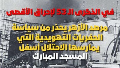 مرصد الأزهر يحذر من سياسة الحفريات التهويدية التي يمارسها الاحتلال أسفل المسجد المبارك