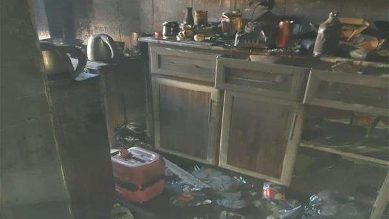 حريق وحدة سكنية أرشيفية