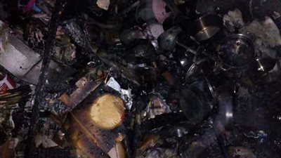 السيطرة على حريق هائل في مول تجاري بأسيوط