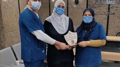 مستشفى الحجر الصحي بقها تكرم فريق التمريض