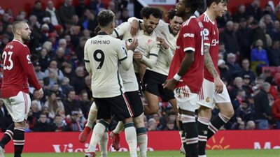 تشكيل ليفربول الرسمي لمواجهة مانشستر يونايتد في الدوري الانجليزي