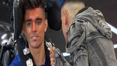 شاهد.. رد فعل نجم الزمالك بعد تهديد رامز جلال