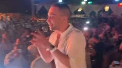 عقب خلافاته مع شيرين.. غناء حسام حبيب في حفل راغب علامة أمس (صور)