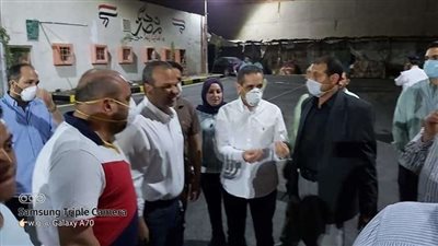 محافظ الغربية يتفقد أعمال الرصف بمنطقة 