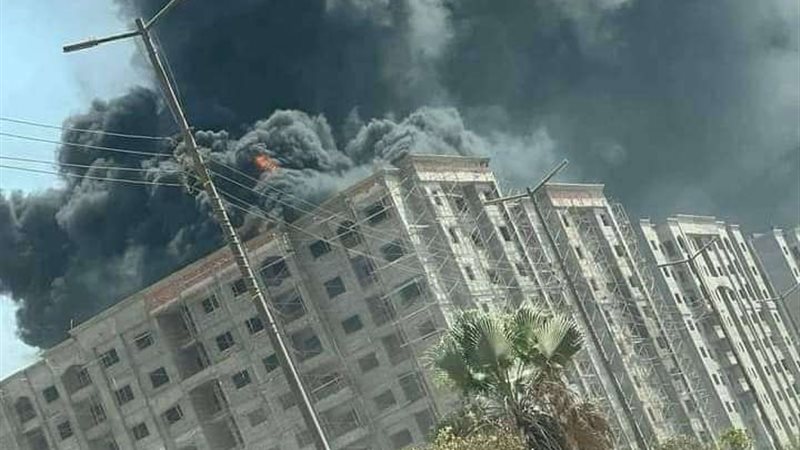 حريق شبرا الخيمة