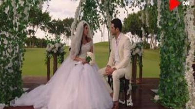 على طريقتها الخاصة.. آيتن عامر تسخر من صورة زفاف 