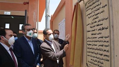 محافظ الغربية يفتتح محطتين للصرف الصحي بقريتي أبو جاعور وكفر المنشي