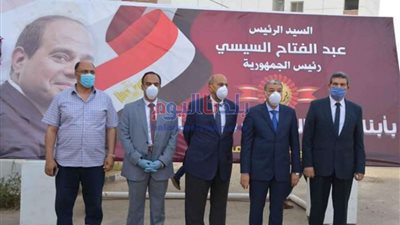 محافظ المنيا ورئيس الجامعة يستقبلان أول فوج من العالقين العائدين من الخارج بالمدينة الجامعية