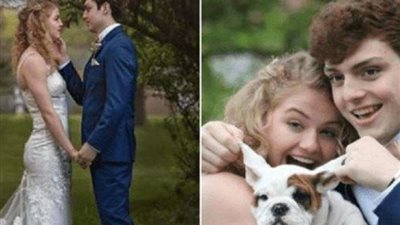 رغم تأكيد موته بعد 3 أشهر.. زفاف شاب بعد قصة حب طويلة