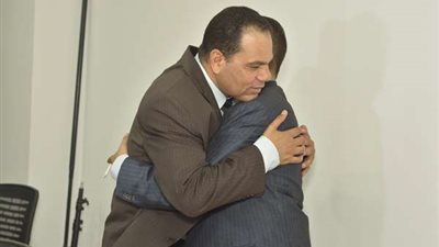 وصول الكاتب الصحفي حماد الرمحي لمقر جريدة بلدنا اليوم للمشاركة في حفل انطلاق المنصة الإلكترونية