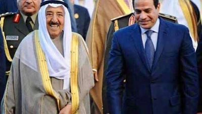 الرئيس السيسي يهنئ أمير الكويت بعيد الفطر