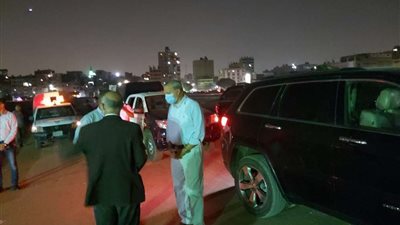 محافظ القليوبية يتفقد حظر التجوال بشبرا الخيمة