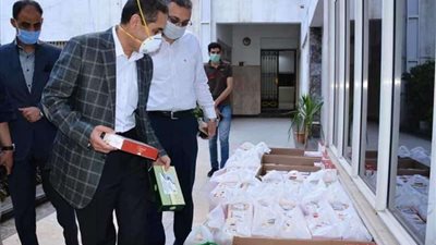 توزيع كعك العيد علي الأطقم الطبية والمرضي بمستشفيات العزل بالغربية