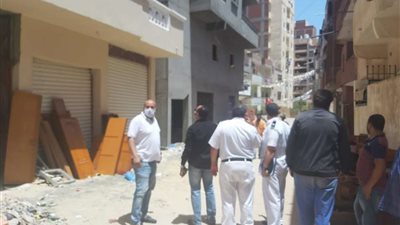 إحالة 37 حالة تعد بناء مخالف للنيابة العسكرية بمرسى مطروح