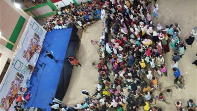 حياة كريمة تجوب القطر المصري.. قوافل ثقافية وفنية تتوغل في القليوبية (صور)