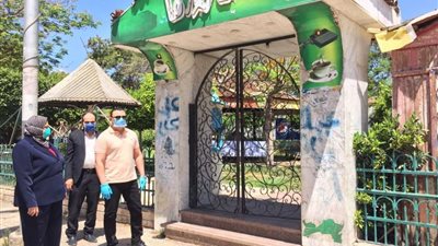 نائب محافظ الدقهلية والسكرتير العام يتفقدان الحدائق العامة للتأكد من تطبيق قرار الحظر