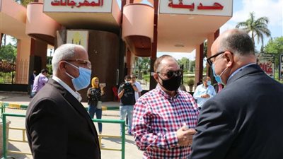 محافظ القاهرة يتفقد الكورنيش والحديقة الدولية لمتابعة الإجراءات الاحترازية