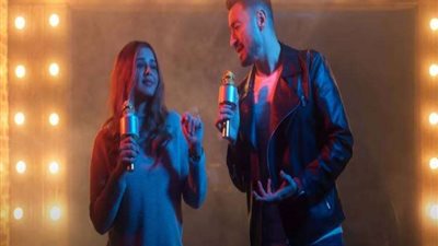 شاهد.. كليب جديد يجمع حمادة هلال ومنة عرفة