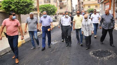 محافظ الغربية يتفقد مشروعات الرصف والتطوير بعدد من مدن المحافظة