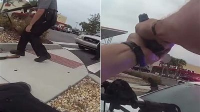 بالفيديو.. شرطي أمريكي يطلق النار على لص في فلوريدا