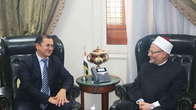 أبرز ما جاء في لقاء مفتي الجمهورية  وسفير أوزبكستان بالقاهرة