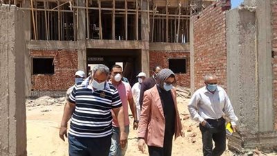 نائب محافظ الوادي الجديد تتابع أعمال مبادرة 