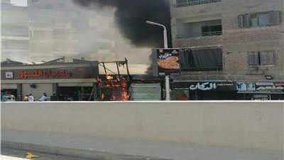السيطرة على حريق هائل نشب داخل مول تجاري بشبرا الخيمة بالقليوبية|صور