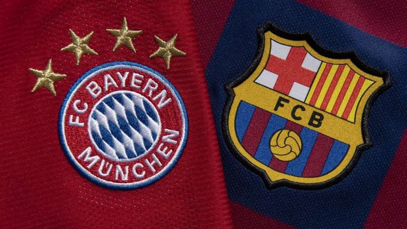 مباراة برشلونة وبايرن