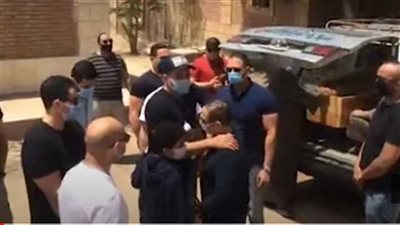 بالصور.. تشييع جثمان والد محمد نور بدون حضور النجوم