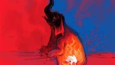 الفيلة الهندية الحامل.. شاهد|| مراحل أبشع جريمة ارتكبها الإنسان بعد تفجير فم حيوان بريء