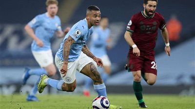 مباراة مانشستر سيتي وولفرهامبتون في الدوري الإنجليزي