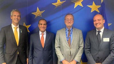 سفير مصر في بروكسل يبحث ملفات التعاون بين مصر والاتحاد الأوروبي