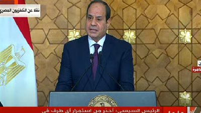 السيسي: نحذر من إصرار أي طرف في البحث عن حل عسكري للأزمة  الليبية