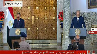 السيسي يعلن عن إطلاق إعلان القاهرة كمبادرة لحل الأزمة الليبية