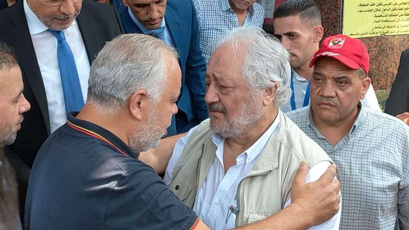 جنازة زوجة الفنان