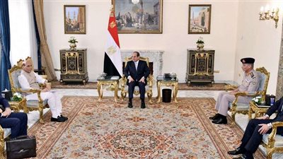 الرئيس السيسي يستقبل وزير الدفاع الهندي لبحث سبل التعاون العسكري والأمني