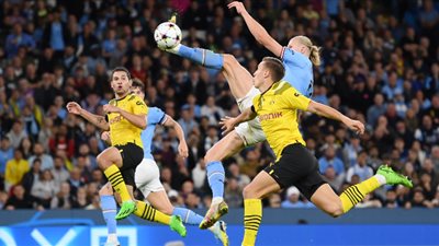 هالاند يزين تشكيلة الأفضل في الجولة الثامنة من الدوري الإنجليزي