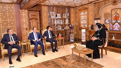 البابا تواضروس الثاني يستقبل وزير الإعلام اللبناني
